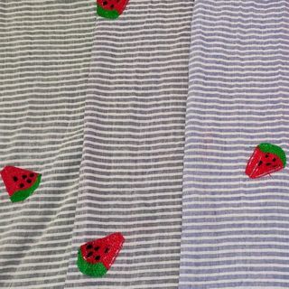Striped Embroidered No. 2